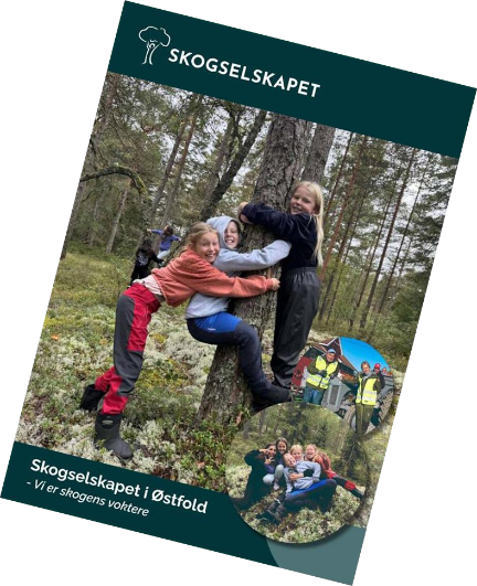 Skogselskapet i Østfold - første side av brosjyren